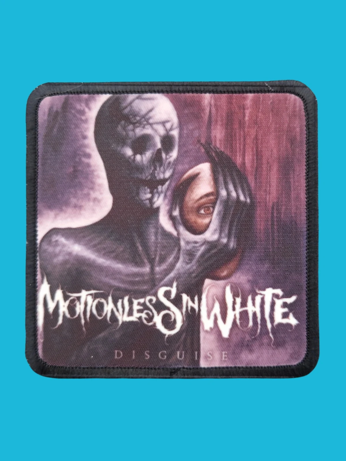Patch Motionless in White - Disguise - Imprimé - Carré de 7,5 x 7,5 centimètres